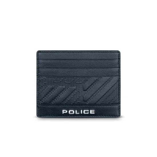 Police Nouveau Mens Leather Wallet W/ Debos Efect-Xtra Card Holder